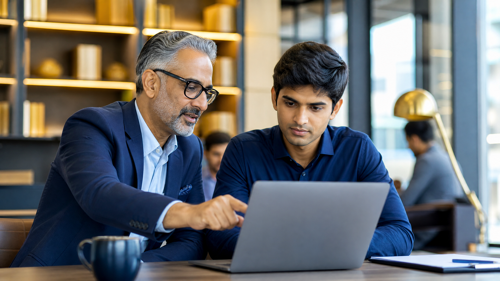 Nutmeg Ventures Mentorship - Senior Mentor Guiding Young Indian Entrepreneur